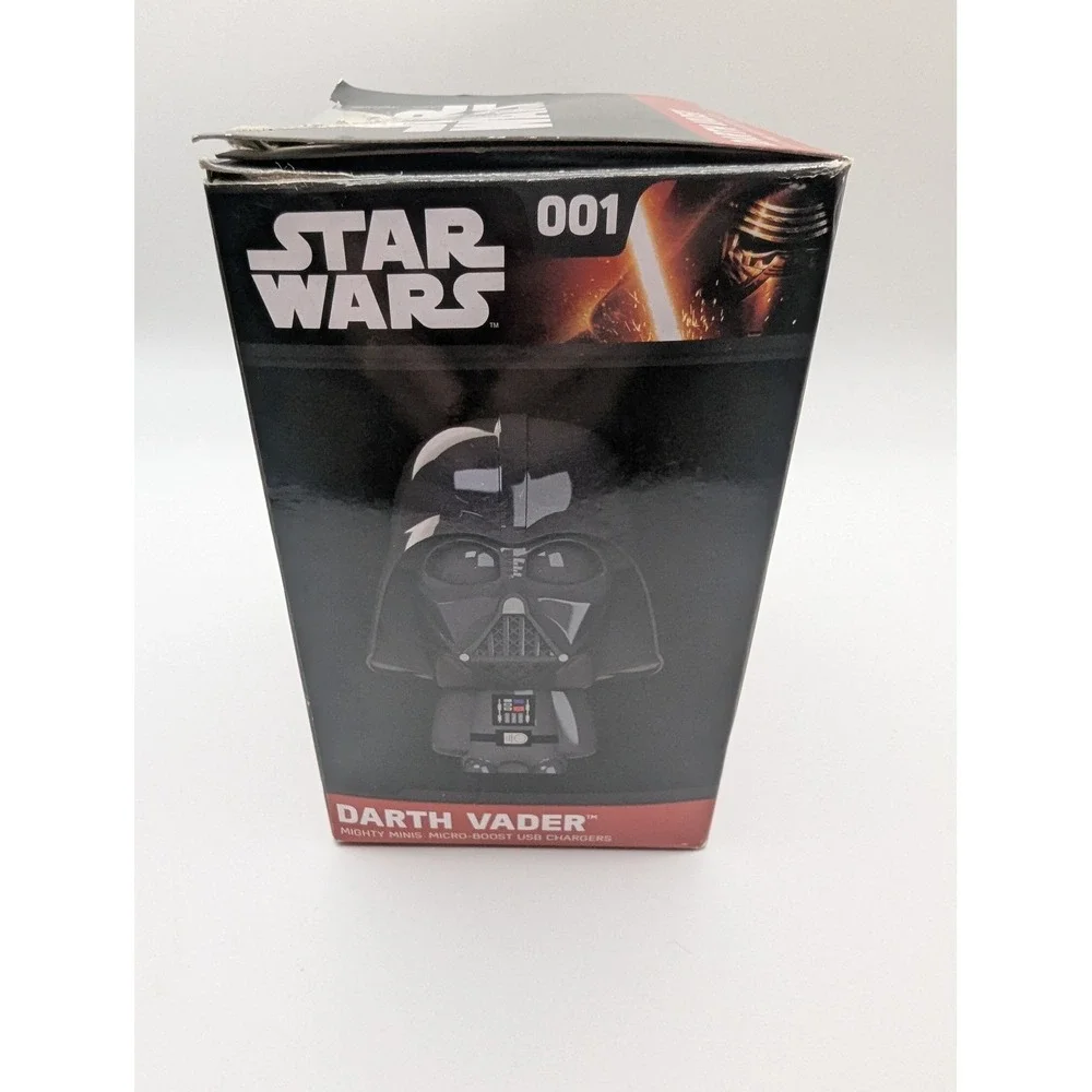 Star Wars Darth Vader Mighty Minis Micro USB Charger Power Bank Box Damaged